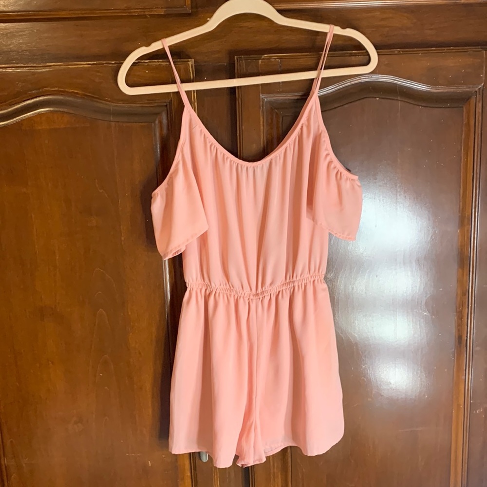 One clothing  LA pink jumpsuit